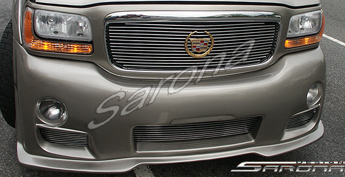 Custom Cadillac Escalade Front Bumper  SUV/SAV/Crossover (1999 - 2001) - $450.00 (Part #CD-006-FB)
